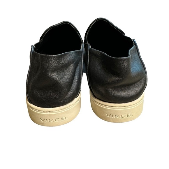 Vince Garvey Loafer Shoes Womens 8.5 Black Snake Leather Slip on - Picture 4 of 7
